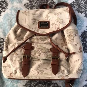 Disney Loungefly Winnie the Pooh map backpack